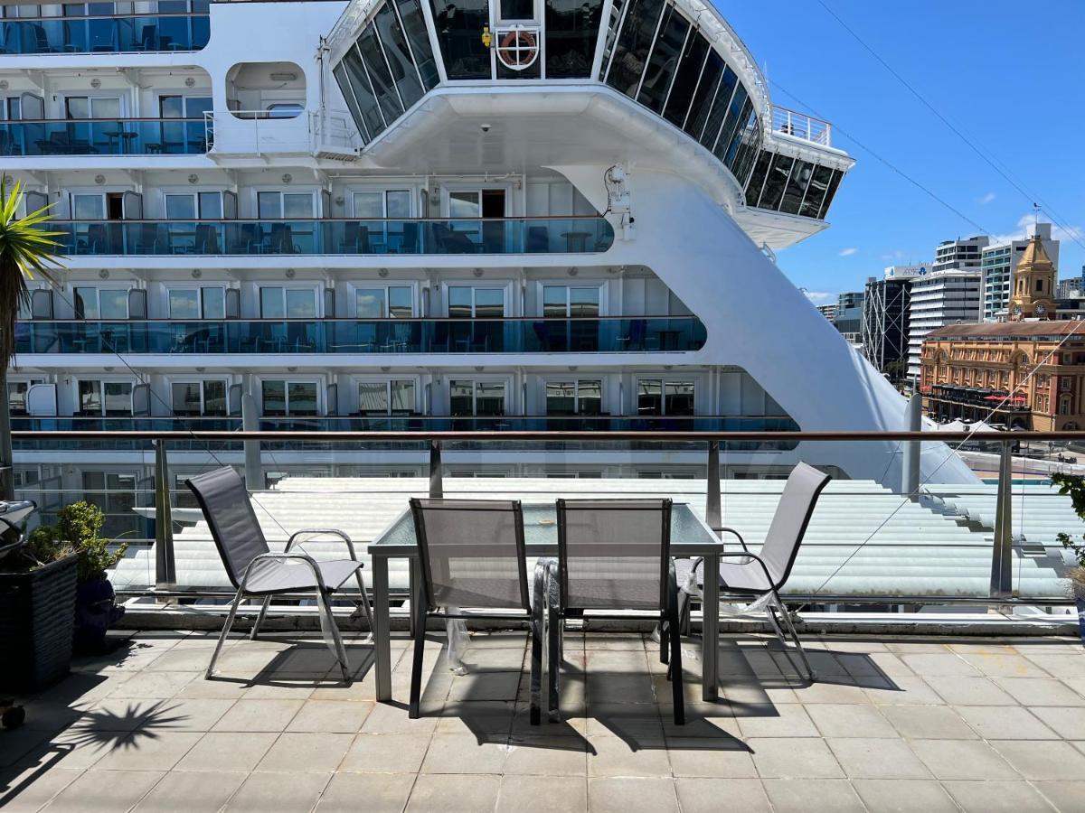 Waterfront Seaview Hotel Apartment - Same Building Block As Auckland Hilton Dış mekan fotoğraf