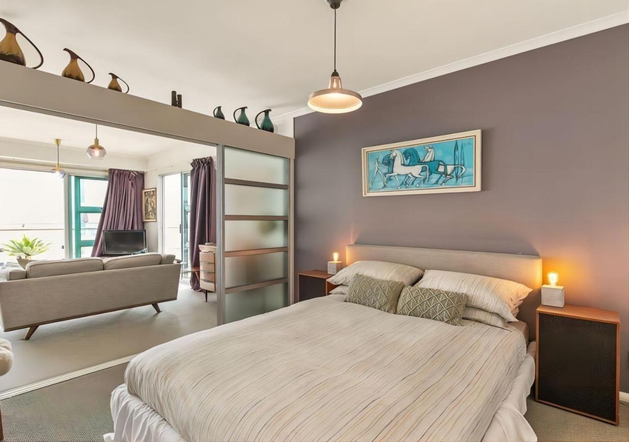 Waterfront Seaview Hotel Apartment - Same Building Block As Auckland Hilton Dış mekan fotoğraf