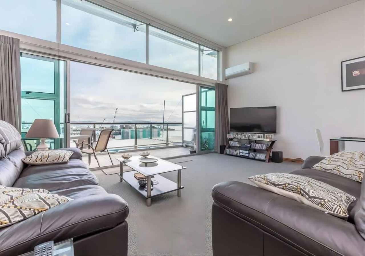 Waterfront Seaview Hotel Apartment - Same Building Block As Auckland Hilton Dış mekan fotoğraf
